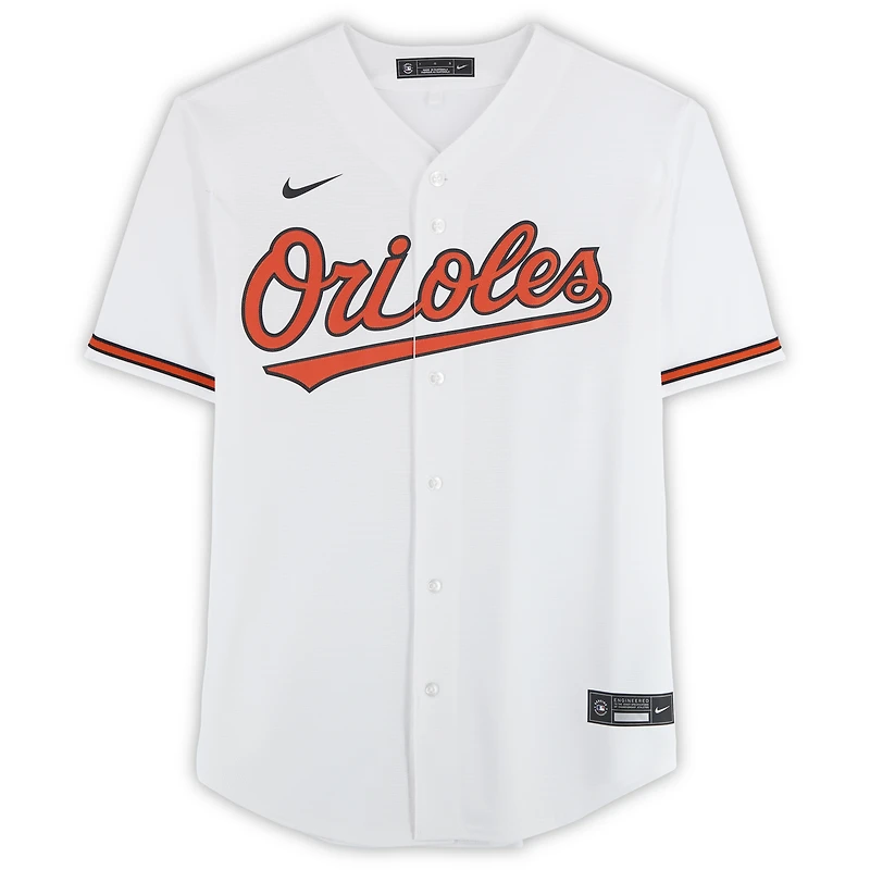Maillot réplique Nike blanc autographié de Ryan Mountcastle des Orioles de Baltimore