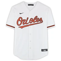 Ryan Mountcastle Baltimore Orioles Autographed White Nike Replica Jersey with "Go Birds" Inscription 