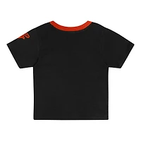 Ensemble t-shirt et short noir pour tout-petits Baltimore Orioles Bonus Ball