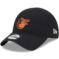 Casquette réglable New Era Baltimore Orioles Team 9TWENTY noire pour tout-petit
