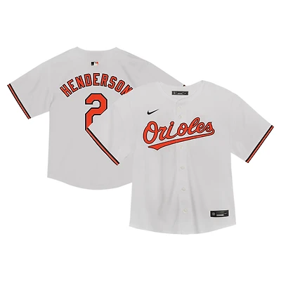 Toddler Nike Gunnar Henderson White Baltimore Orioles  Game Jersey