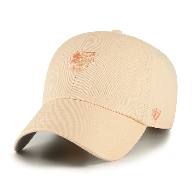 Unisex '47 Orange Baltimore Orioles Pastel Clean Up Adjustable Hat