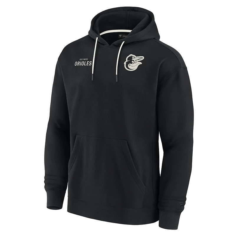 Unisex Fanatics Black Baltimore Orioles Elements Super Soft Fleece Pullover Hoodie