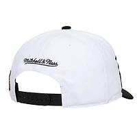 Unisex Mitchell & Ness White/Black Baltimore Orioles XL Script Pro Crown Adjustable Hat
