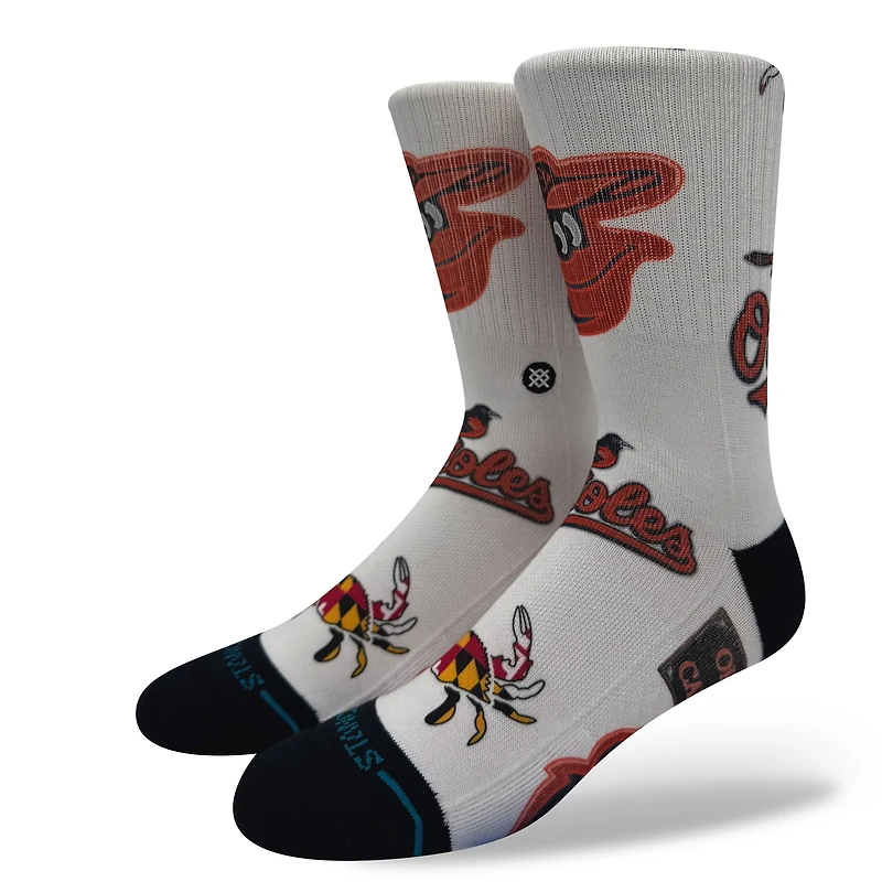 Chaussettes unisexes Stance Baltimore Orioles Local Crew
