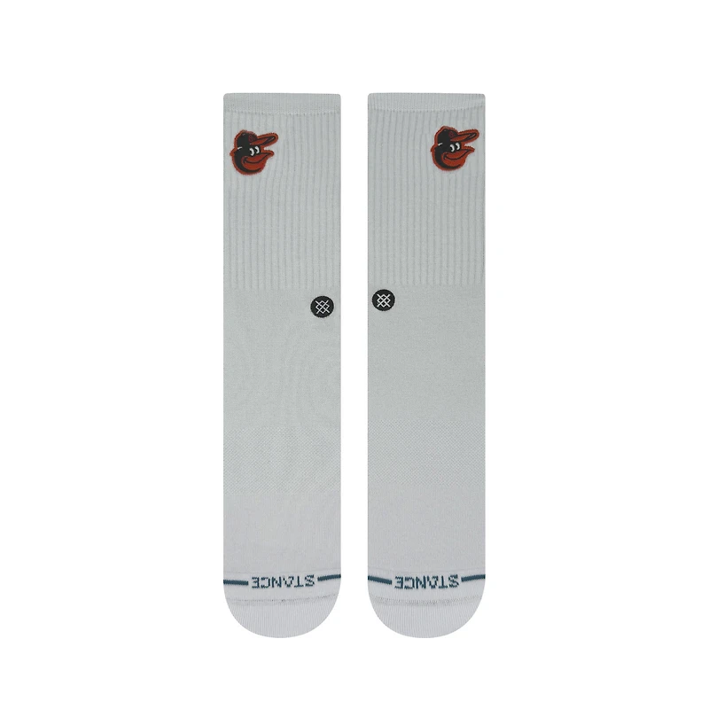 Unisex Stance Baltimore Orioles White Crested Knit Crew Socks