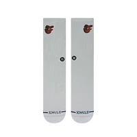 Unisex Stance Baltimore Orioles White Crested Knit Crew Socks