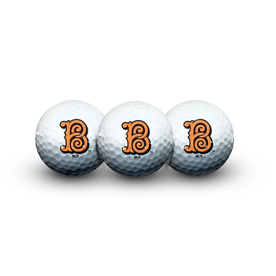 Ensemble de 3 balles de golf WinCraft Baltimore Orioles 2026 City Connect