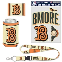 WinCraft  Baltimore Orioles 2026 City Connect 4-Piece Fan Pack