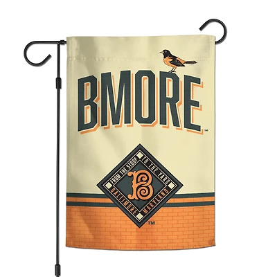 WinCraft Baltimore Orioles 2026 City Connect Double-Sided 12" x 18" Garden Flag
