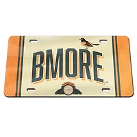 WinCraft  Baltimore Orioles 2026 City Connect Laser Cut Acrylic License Plate