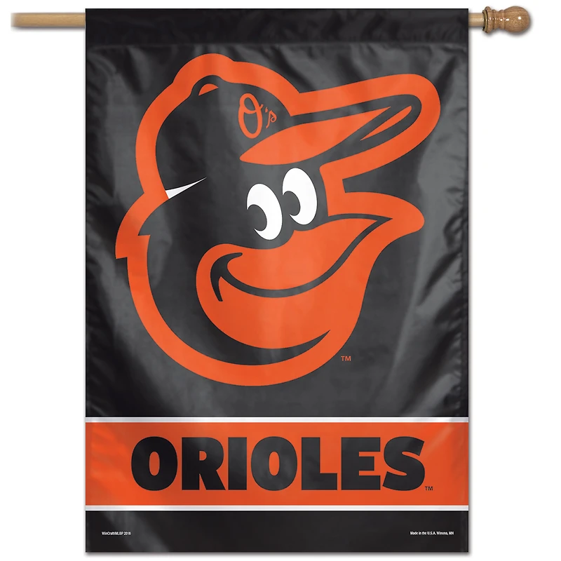 WinCraft Baltimore Orioles 28" x 40" Grand Logo Bannière Verticale Simple Face