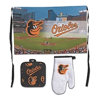 Ensemble de barbecue WinCraft Baltimore Orioles Deluxe