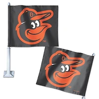 Drapeau de voiture double face WinCraft Baltimore Orioles