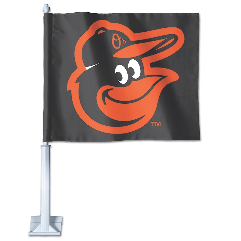 Drapeau de voiture double face WinCraft Baltimore Orioles