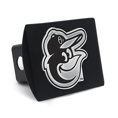 Housse d'attelage WinCraft Premium en métal chromé avec logo des Baltimore Orioles