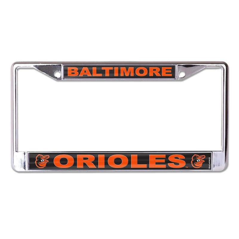 WinCraft Baltimore Orioles Secondary Logo S/L Metal License Plate Frame