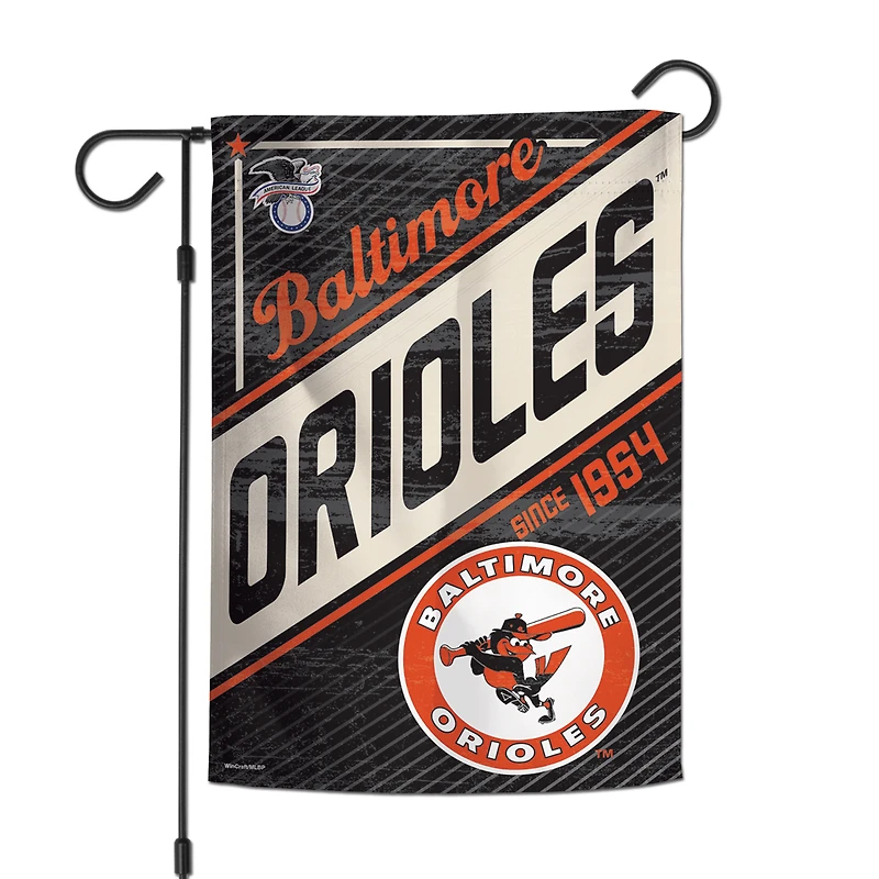WinCraft Baltimore Orioles Team Drapeau de jardin 2 côtés 30,5 x 45,7 cm