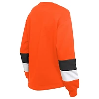Women's New Era  Orange Baltimore Orioles Gameday Crewneck Sweatshirt