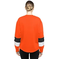 Sweat-shirt à col rond orange Gameday des Baltimore Orioles de New Era pour femme