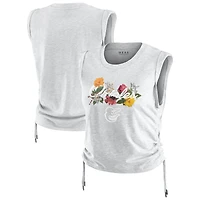 Women's WEAR by Erin Andrews  Heather Gray Baltimore Orioles Cinched Tank Top
