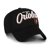 Casquette ajustable Ariana Clean Up noire 47 pour femme des Orioles de Baltimore