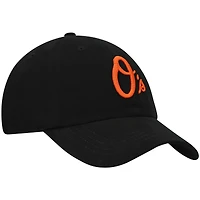 Casquette réglable '47 Black Baltimore Orioles Team Miata Clean Up pour femme