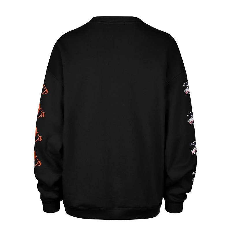 Sweat-shirt oversize Baltimore Orioles noir « 47 » pour femme