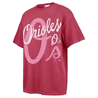 T-shirt Dopamine Tradition des Orioles de Baltimore roses '47 pour femmes