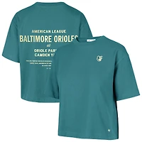 T-shirt femme '47 Teal Baltimore Orioles Contemporary Basics Leon City