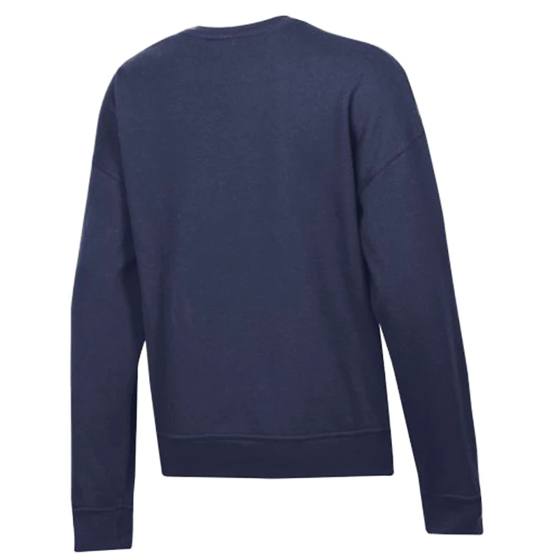 Women's Champion  Navy Baltimore Orioles Americana Fleece Crewneck Sweatshirt