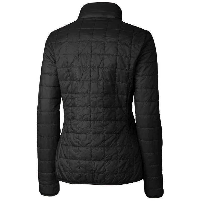 Doudoune Rainier PrimaLoft Eco entièrement zippée pour femme, noire, des Baltimore Orioles Cutter & Buck