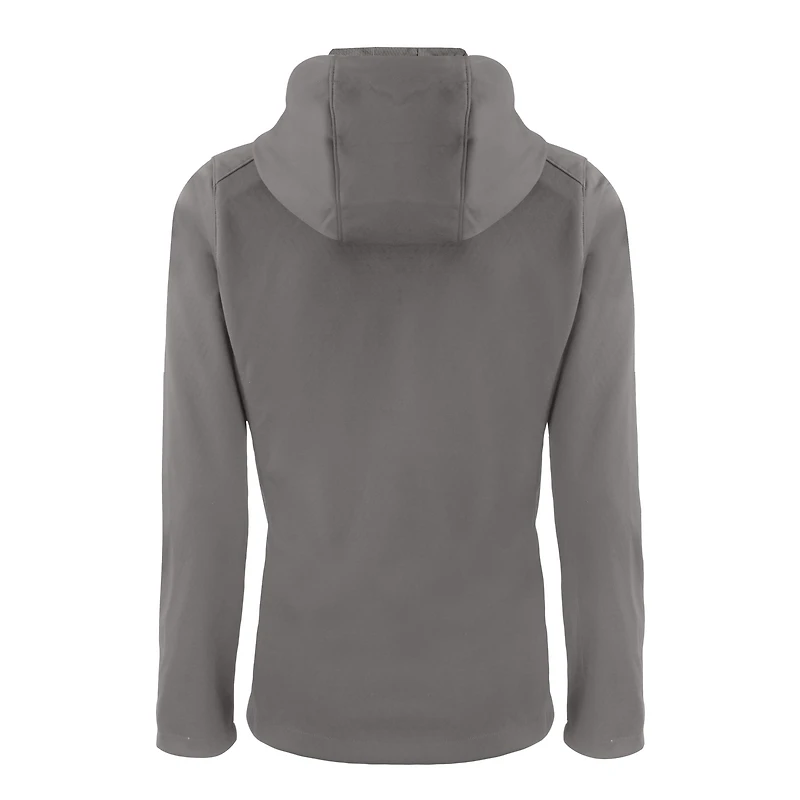 Women's Cutter & Buck  Gray Baltimore Orioles Evoke Eco Softshell Recycled Full-Zip Jacket