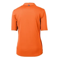 Polo recyclé Cutter & Buck Virtue Eco Pique orange Baltimore Orioles pour femme