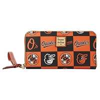 Grand sac à dragonne zippé Dooney & Bourke pour femme, jour de match des Orioles de Baltimore
