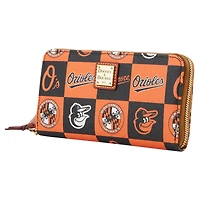 Grand sac à dragonne zippé Dooney & Bourke pour femme, jour de match des Orioles de Baltimore