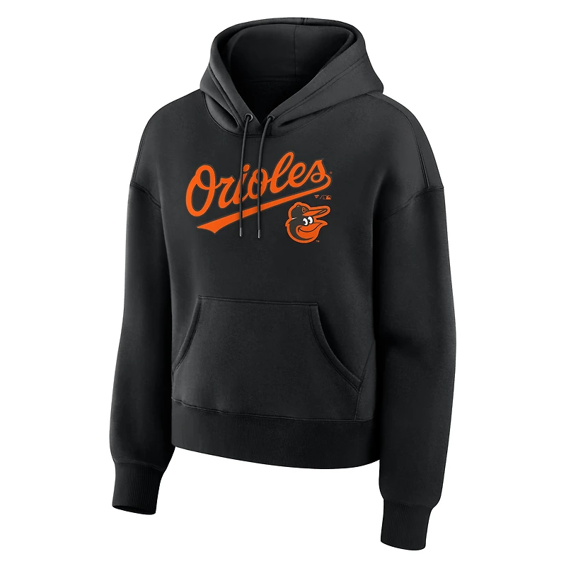 Women's Fanatics  Black Baltimore Orioles Lockup Legacy Fleece Hoodie