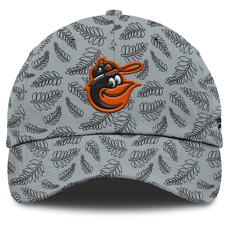 Casquette ajustable Cooperstown Collection Cooperstown pour femmes Fanatics Grey Baltimore Orioles