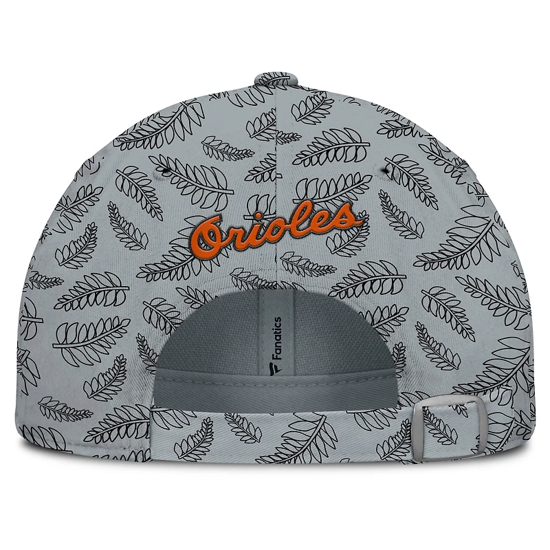 Casquette ajustable Cooperstown Collection Cooperstown pour femmes Fanatics Grey Baltimore Orioles