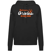 Sweat à capuche noir Levelwear pour femme avec logo Accolade Adorn Monument des Orioles de Baltimore