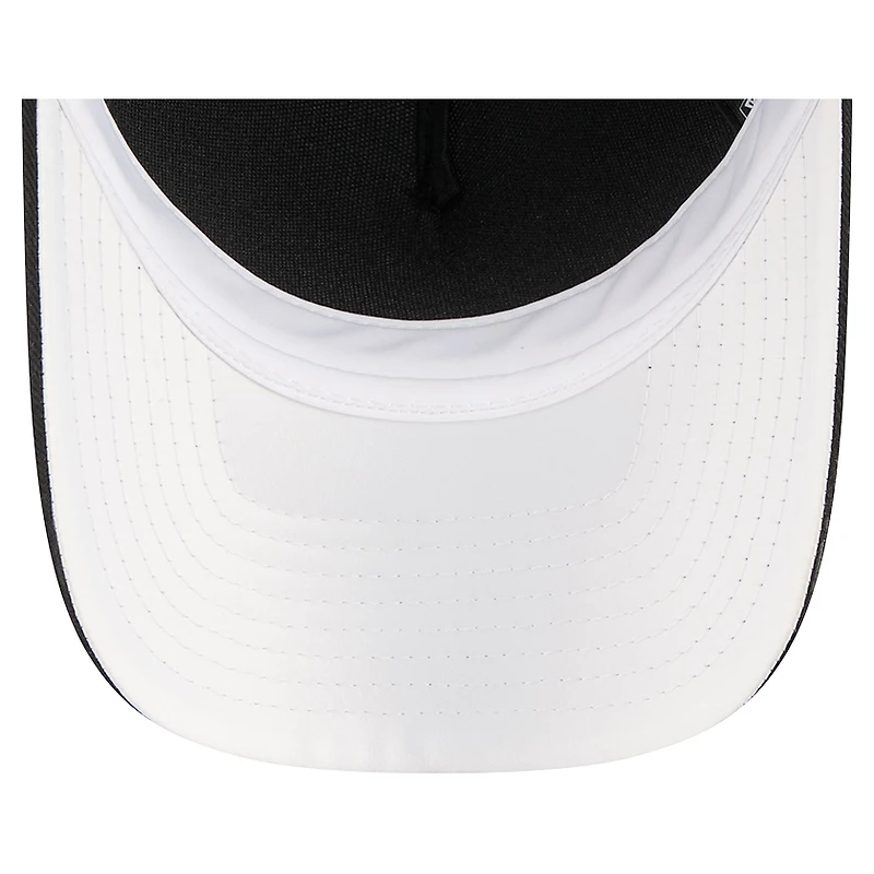 Casquette ajustable New Era noire métallisée 9FORTY pour femme, motif Baltimore Orioles
