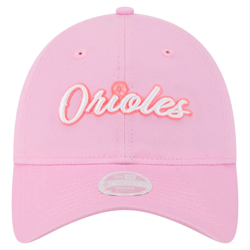 Casquette ajustable 9TWENTY rose New Era pour femme, motif fête des mères