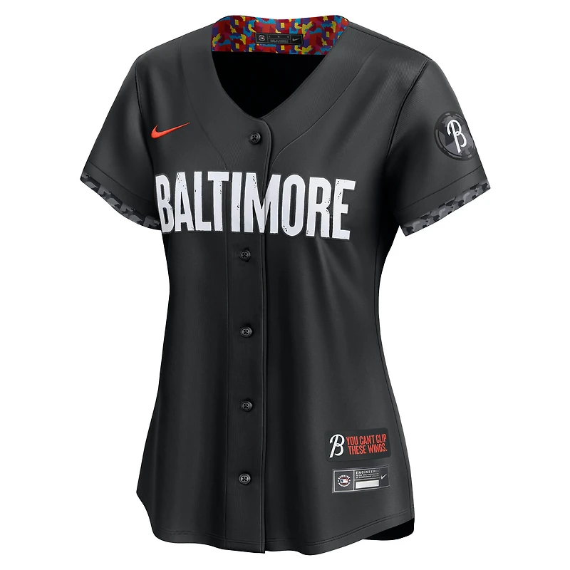 Women's Nike Adley Rutschman Black Baltimore Orioles City Connect Limited Jersey