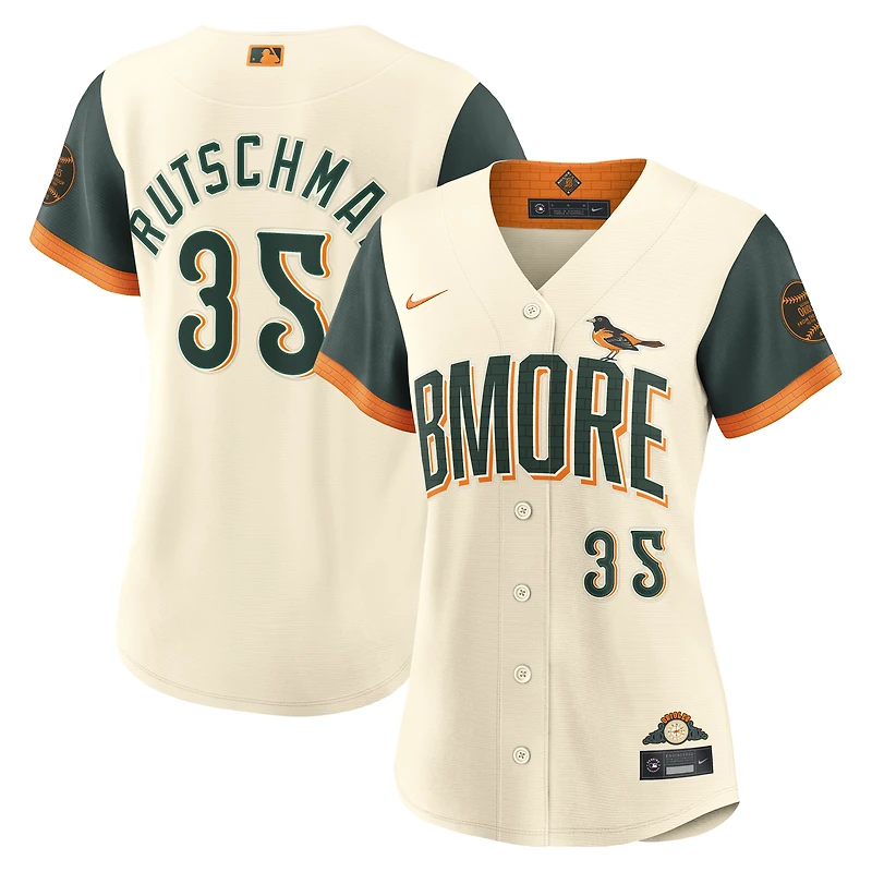 Women's Nike Adley Rutschman Cream Baltimore Orioles 2026 City Connect Stadium Jersey