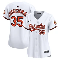 Maillot de joueur à domicile Nike Adley Rutschman blanc Baltimore Orioles pour femme, édition limitée, 35