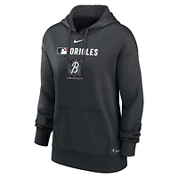 Women's Nike Black Baltimore Orioles City Connect Authentic Collection Therma-FIT Hoodie