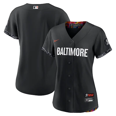 Women's Nike  Black Baltimore Orioles City Connect Replica Jersey