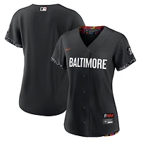 Women's Nike  Black Baltimore Orioles City Connect Replica Jersey
