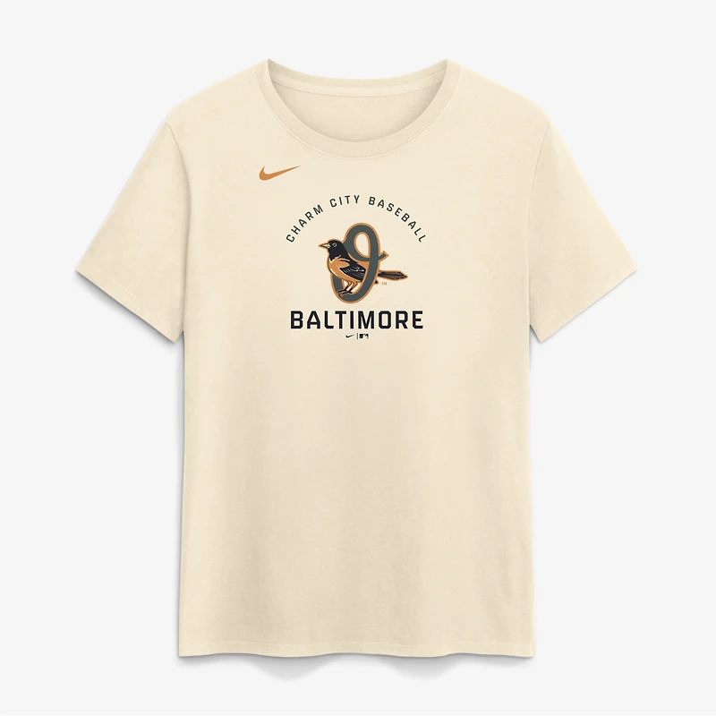 Women's Nike Cream Baltimore Orioles 2026 City Connect Arch T-Shirt