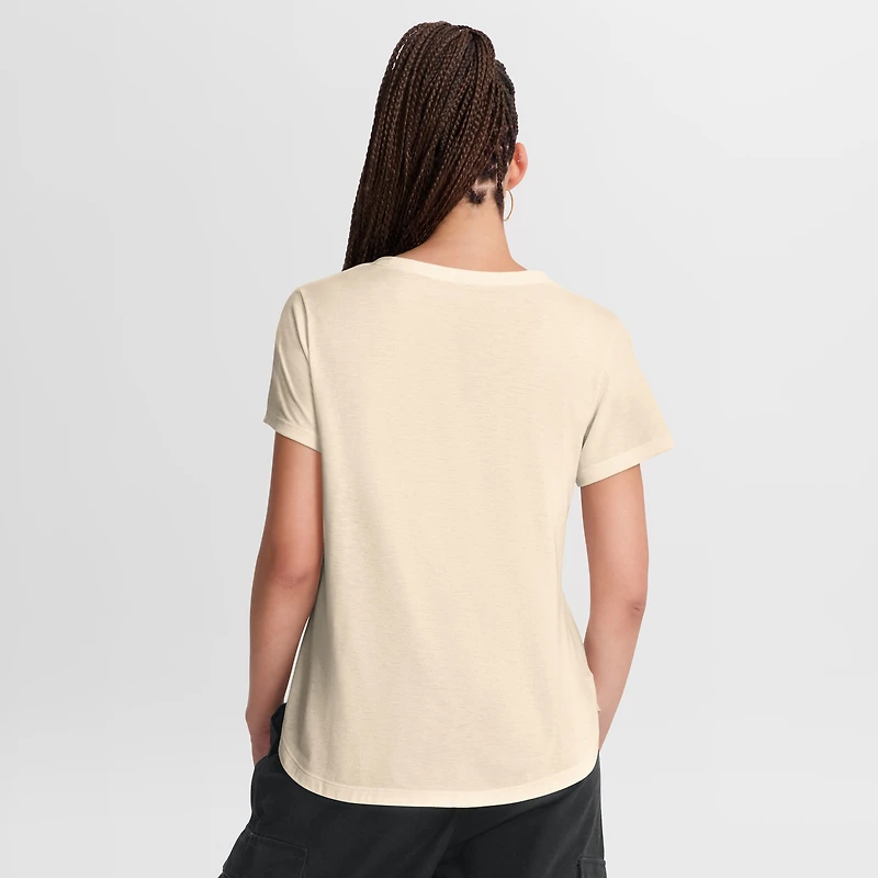 T-shirt Nike crème pour femme Baltimore Orioles 2026 City Connect Team Phrase Lockup Tri-Blend